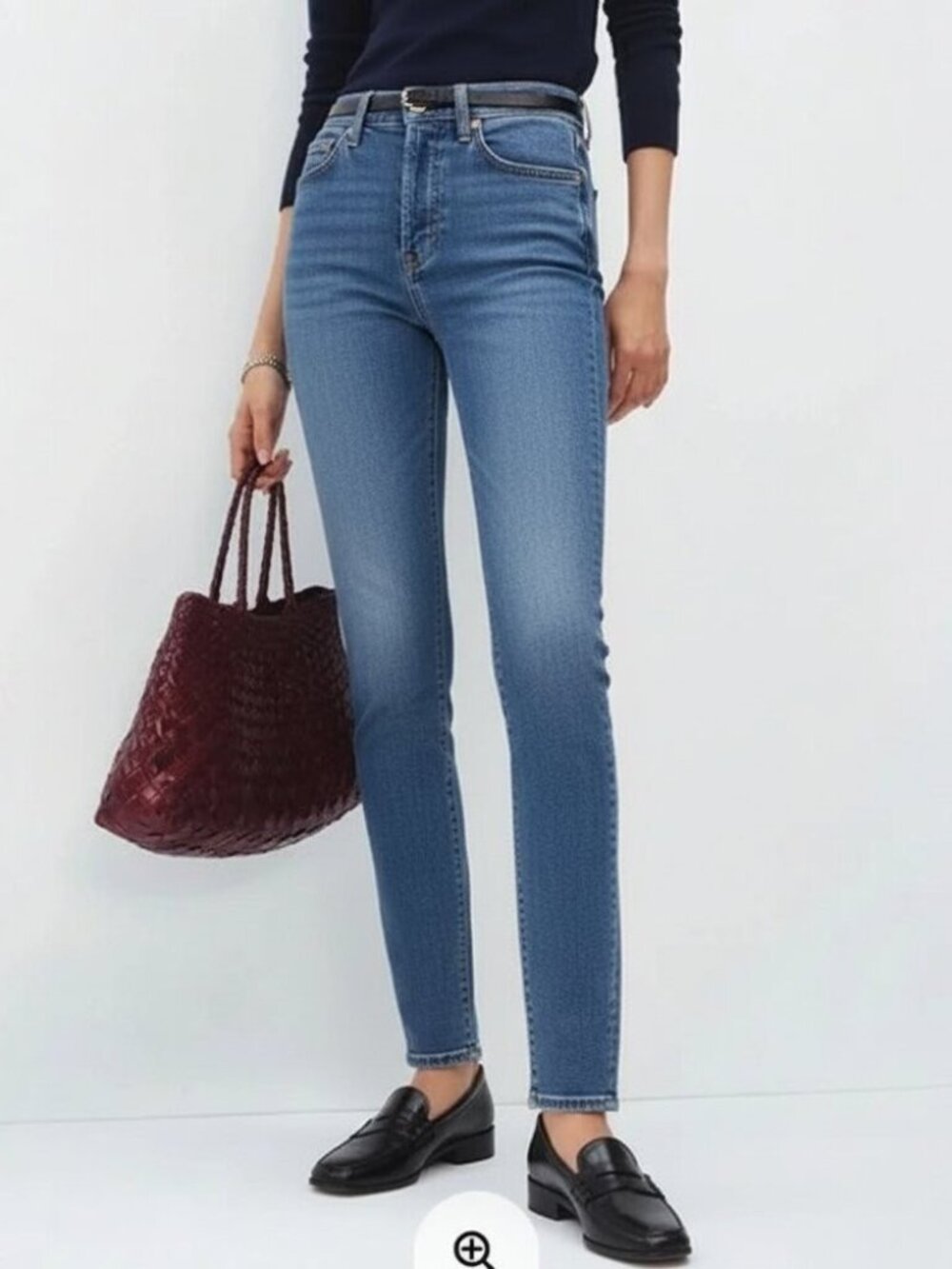 GRLFRND Kendall High-Rise Super Skinny Jeans Malibu Wash Size 25W EUC